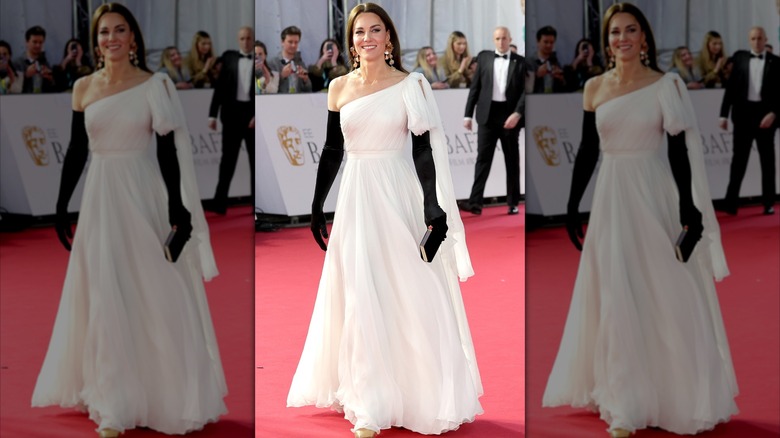 Catherine, Princess of Wales, attends the EE BAFTA Film Awards 2023 at The Royal Festival Hall on February 19, 2023