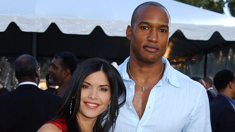 Lauren Sanchez Bezos and Henry Simmons in 2002