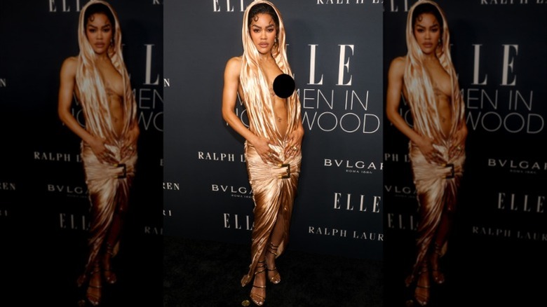 Teyana Taylor at the Elle Women In Hollywood event in 2025