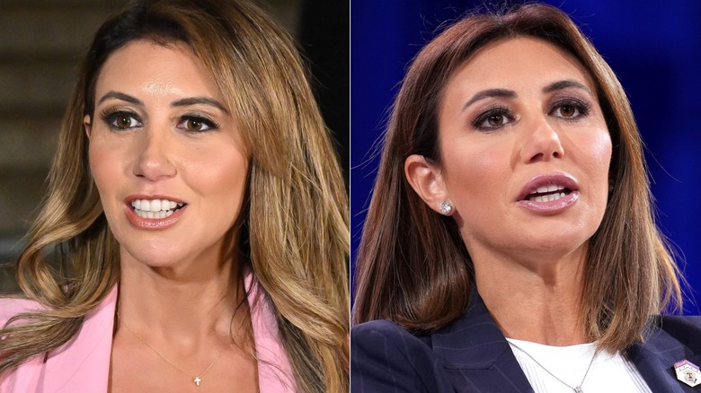 Alina Habba in 2023 and 2025