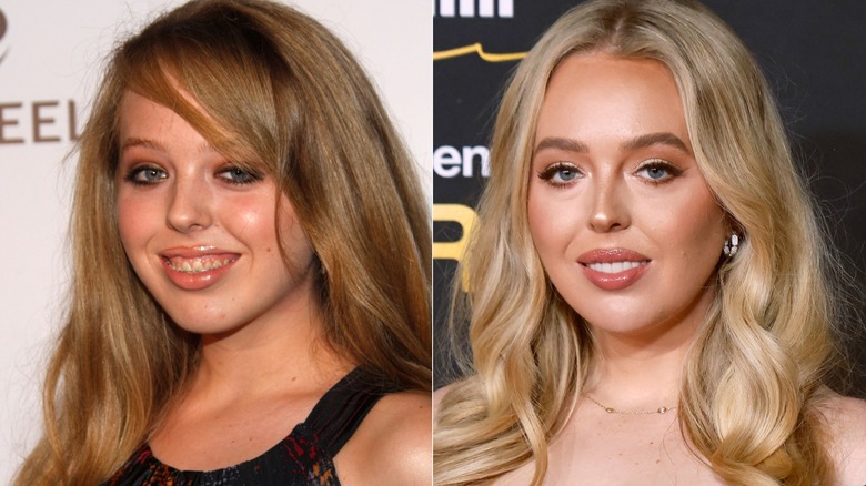 Tiffany Trump in 2008 and 2025