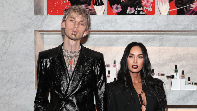 Machine Gun Kelly Megan Fox black outfits
