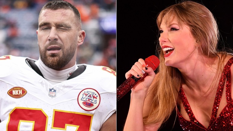 Taylor Swift performing on stage Eras Tour