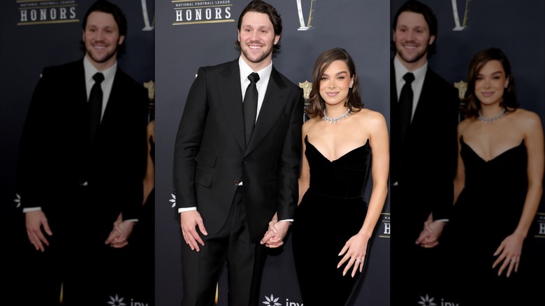 Hailee Steinfeld and Josh Allen in 2025