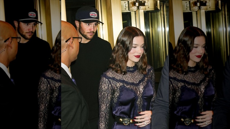 Hailee Steinfeld and Josh Allen in 2025