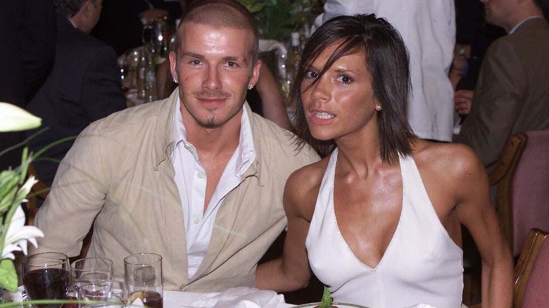 David and Victoria Beckham dinner