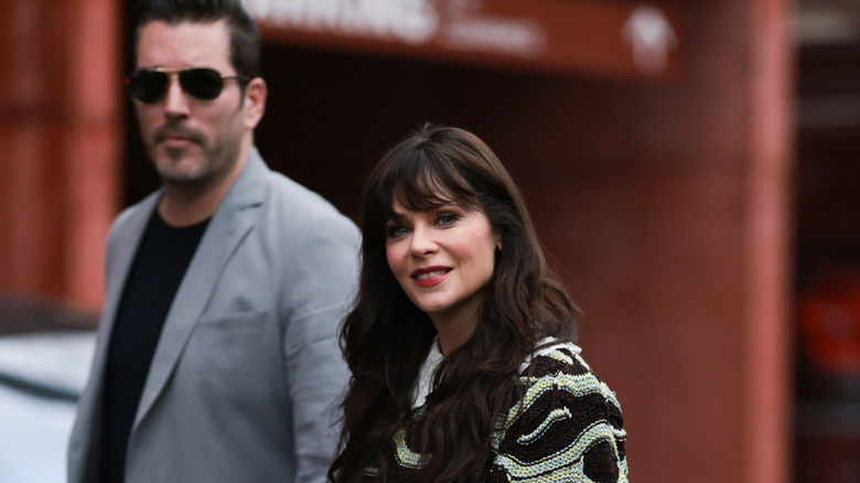 Zooey Deschanel and Jonathan Scott spotted out and about together.