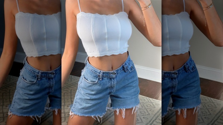 Relaxed fit shorts outfit