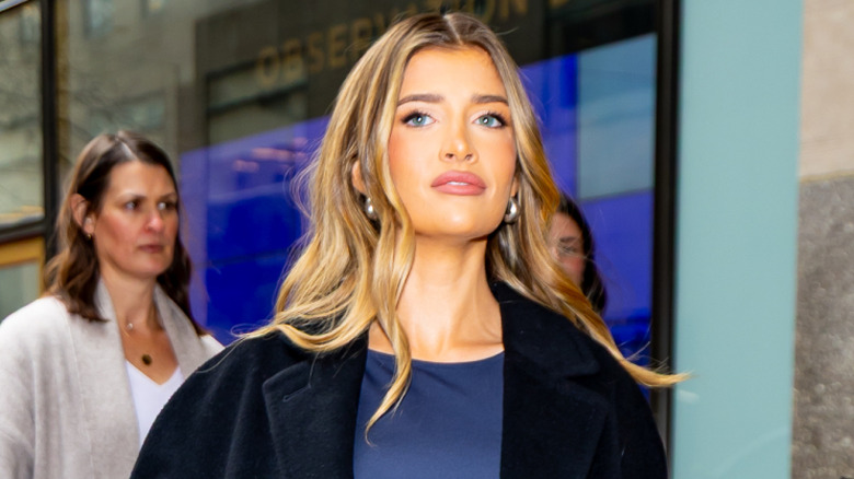 Sami Sheen walking in New York City