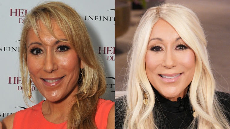 Lori Greiner's face in her early Shark Tank days versus now