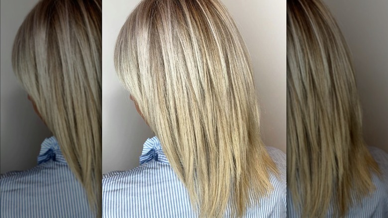 Shattered layers styled straight