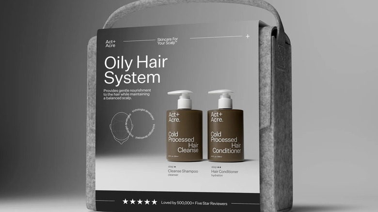 hair cleanse and conditioner act + acre set