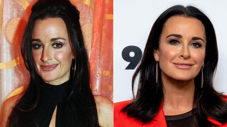 Kyle Richards in 2006 and 2018
