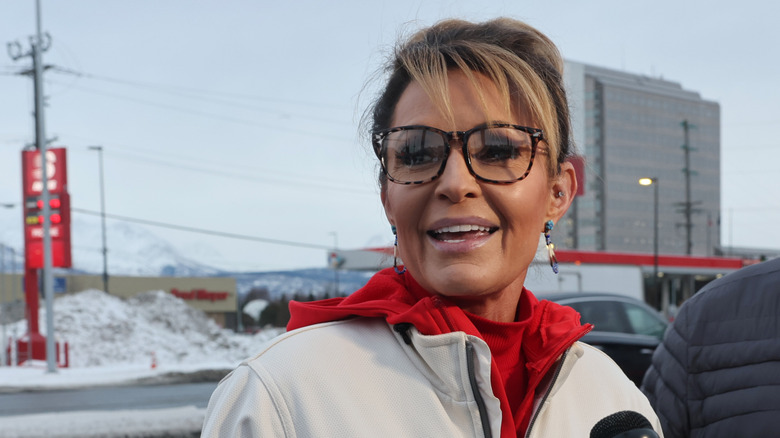 Sarah Palin photographed in November 2022