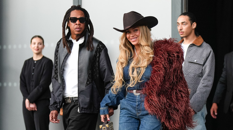 Beyoncé and Jay-Z in Paris in 2025.