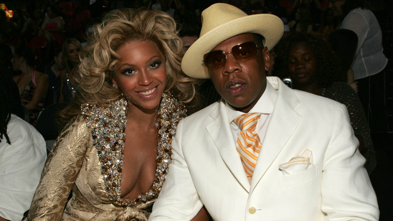 Beyoncé and Jay-Z at the 2004 MTV Video Music Awards.