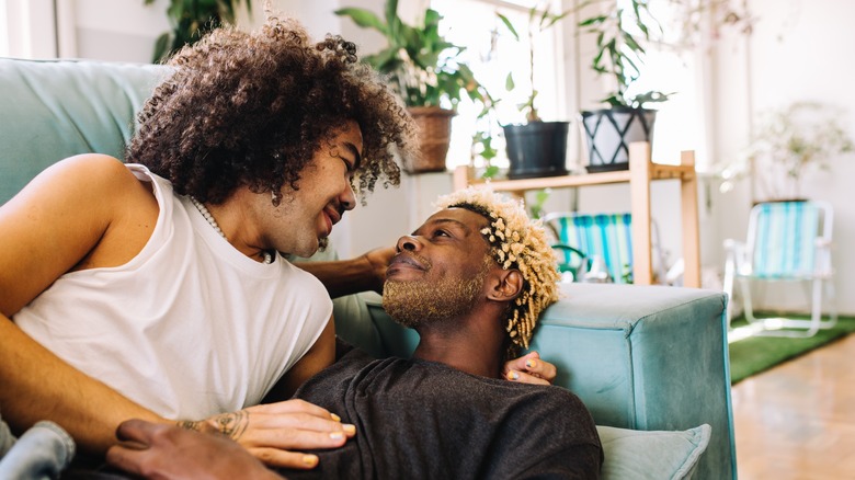 couple sharing a loving moment
