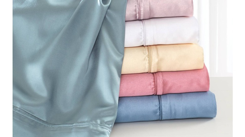 silk sheets colored sets
