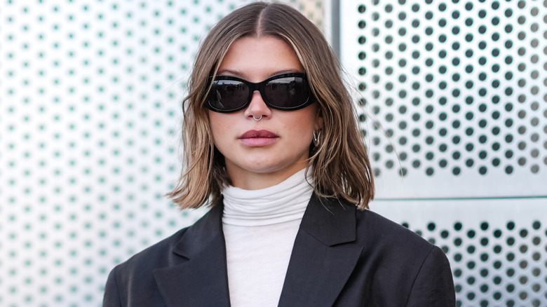 Black bug-eye sunglasses