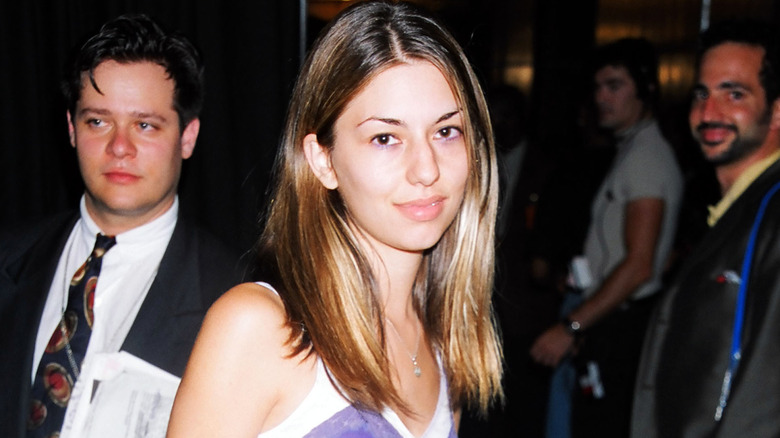 Sofia Coppola arrives at the MTV VMAs in 1995