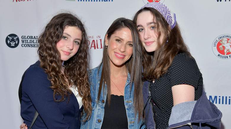 Soleil Moon Frye with her daughters, Poet and Jagger