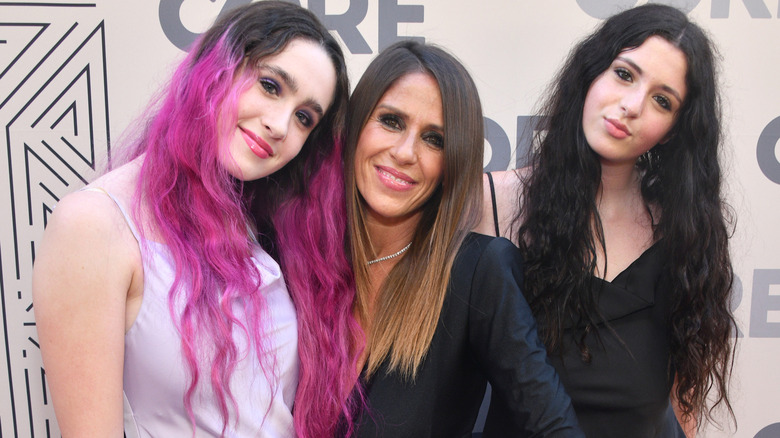 Soleil Moon Frye with her two daughters, Poet and Jagger
