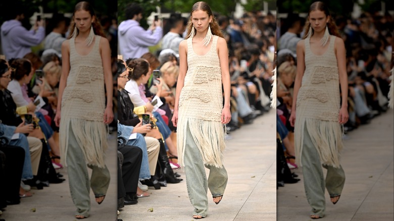 Model for Calcaterra Spring/Summer 2024