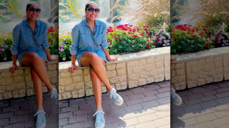 Sheinelle Jones on vacation in Dubai