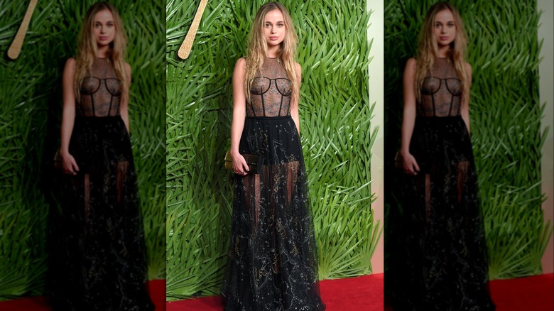 Lady Amelia Windsor posing