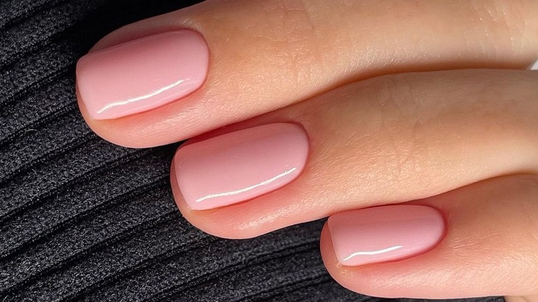 pink manicure
