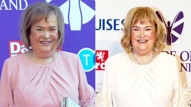 Susan Boyle with blond hair