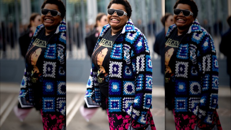 Granny square cardigan