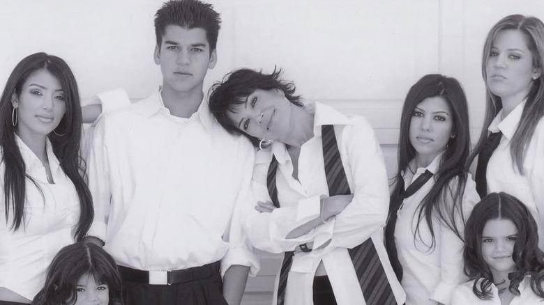 Kris Jenner in a throwback picture with her kids.