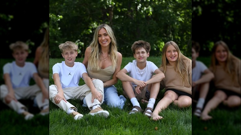 Kristin Cavallari with her three children.