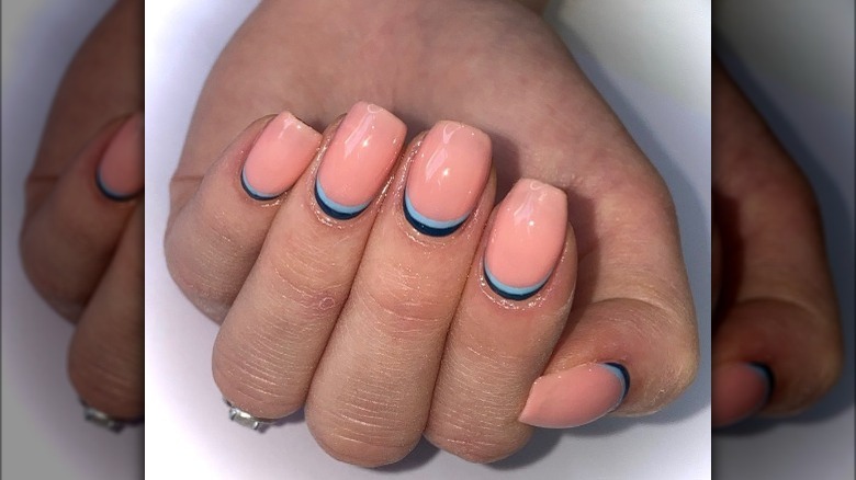 multi colored cuticle cuffs