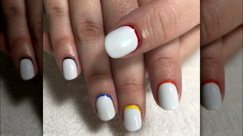 rainbow cuticle cuffs