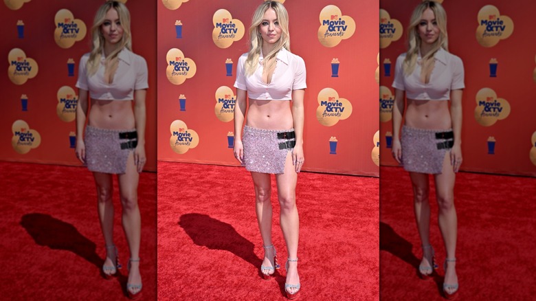 Sydney Sweeney at the 2022 MTV Movie & TV Awards