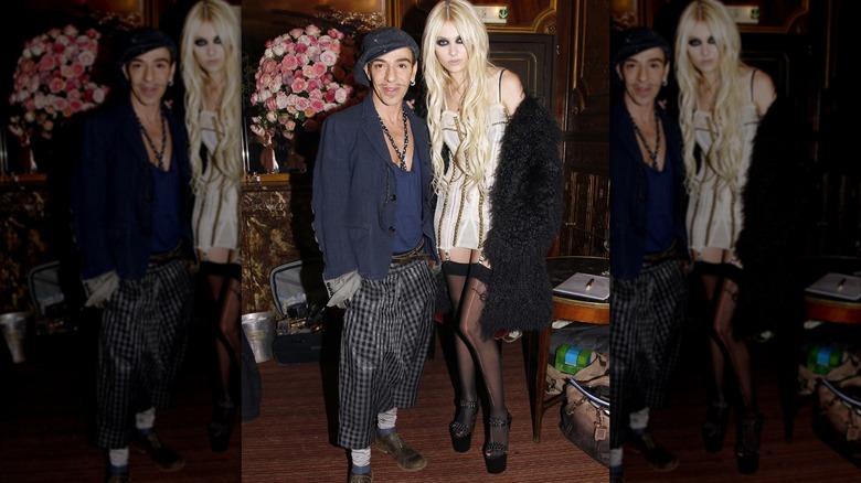 Taylor Momsen with John Galliano