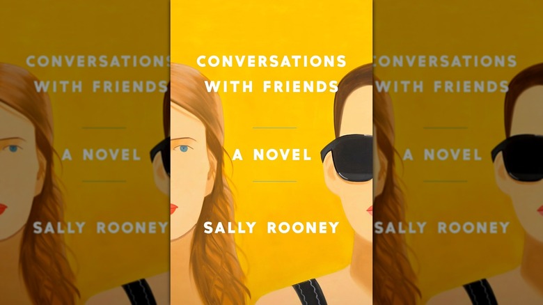 The book cover of "Conversations with Friends" by Sally Rooney