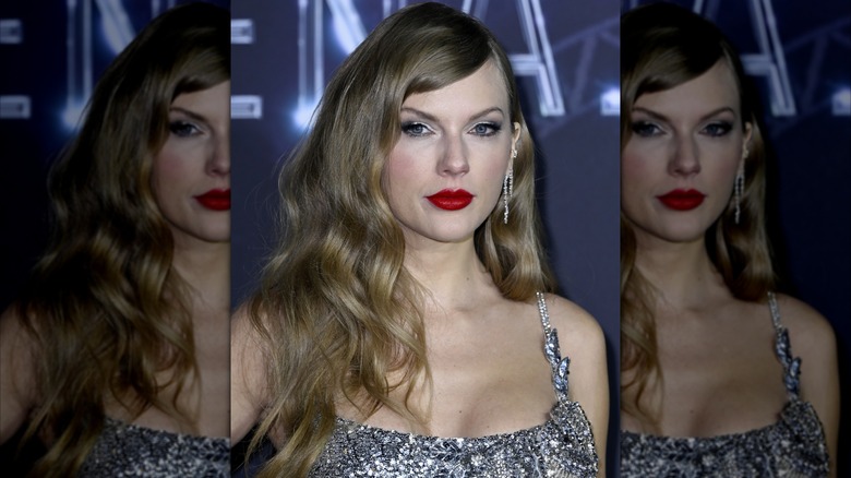 Taylor Swift at the 2023 premiere of "Renaissance: A Film By Beyoncé."