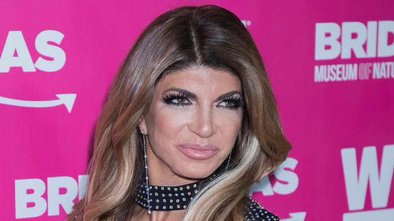 Teresa Giudice with wavy hair