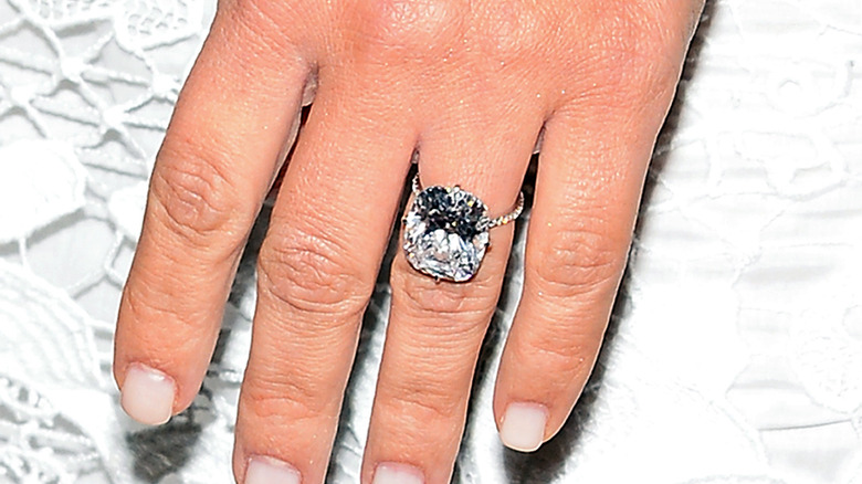 Kim Kardashian engagement ring