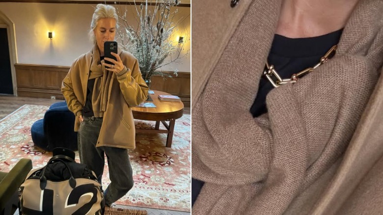 Sarah Harris's outfit shows how to use the 7-point rule