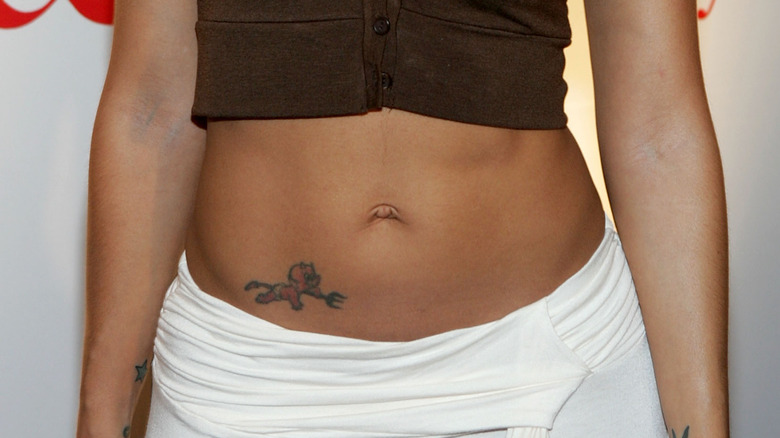 Abdomen tattoo
