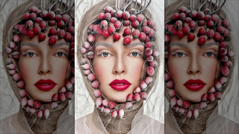 Woman looking frosty