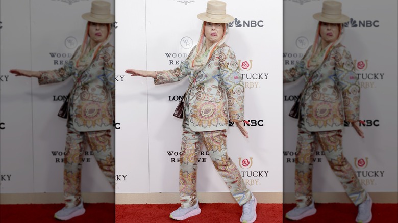 Gai Waterhouse at the 2025 Kentucky Derby red carpet.