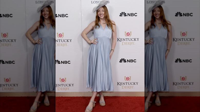 Molly Carlson at the 2025 Kentucky Derby red carpet.