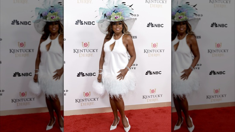 Star Jones at the 2025 Kentucky Derby red carpet.
