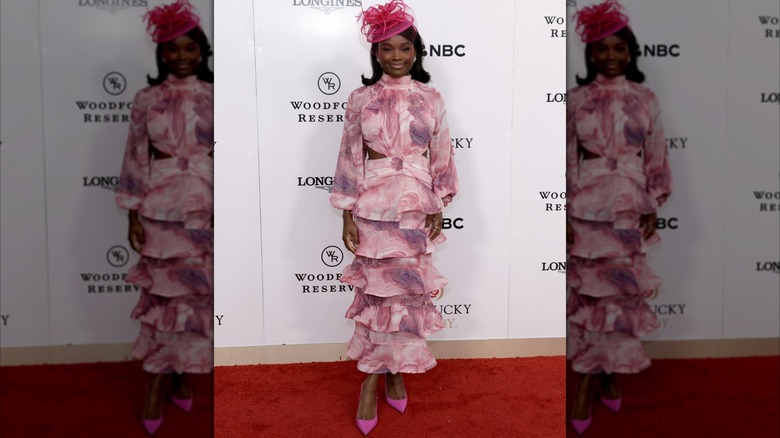 Melinda Berry at the 2025 Kentucky Derby red carpet.