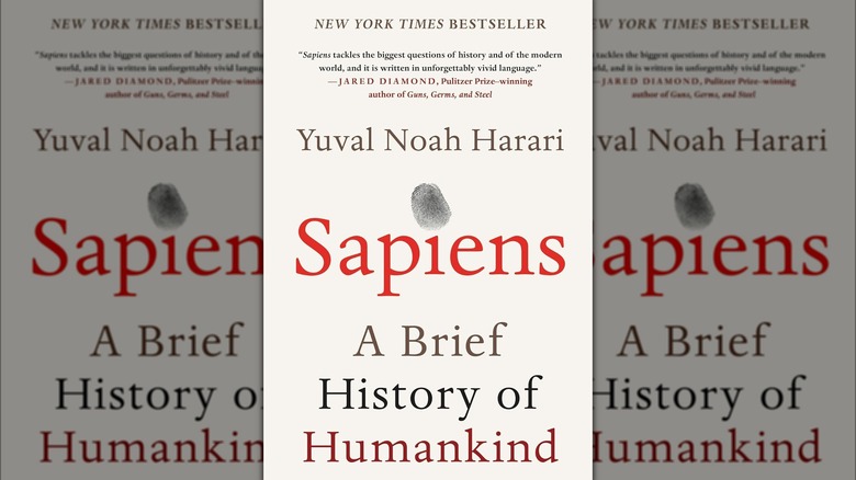 Cove page of "Sapiens: A brief History of Humankind"